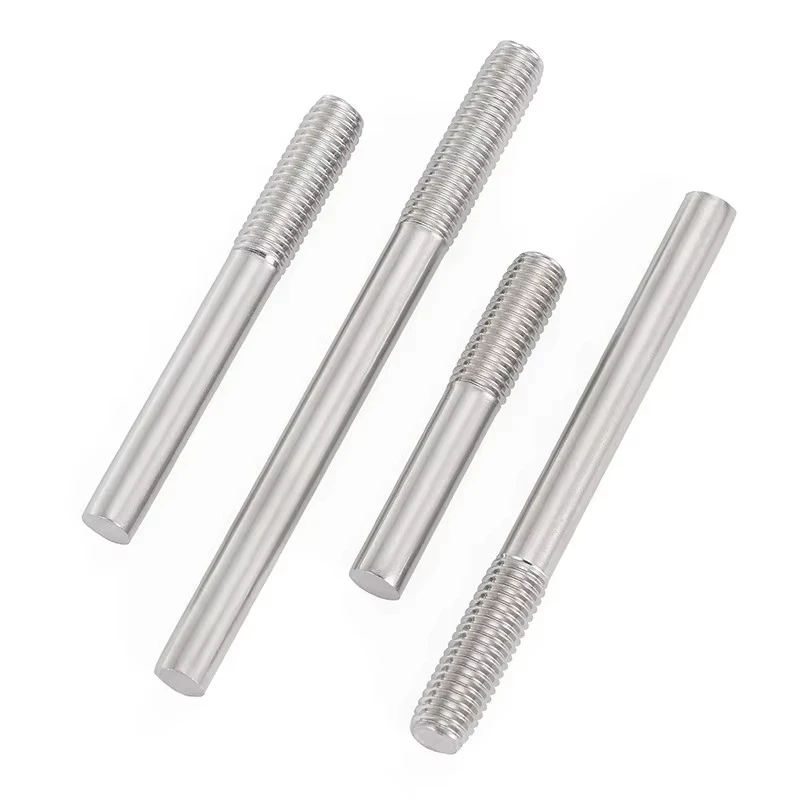 M3 M4 M5 M6 M8 M10~M20 304 Stainless Steel Single End Thread Rod Tooth Stick Single Head Threaded Bar Headless Stud Bolts Screw