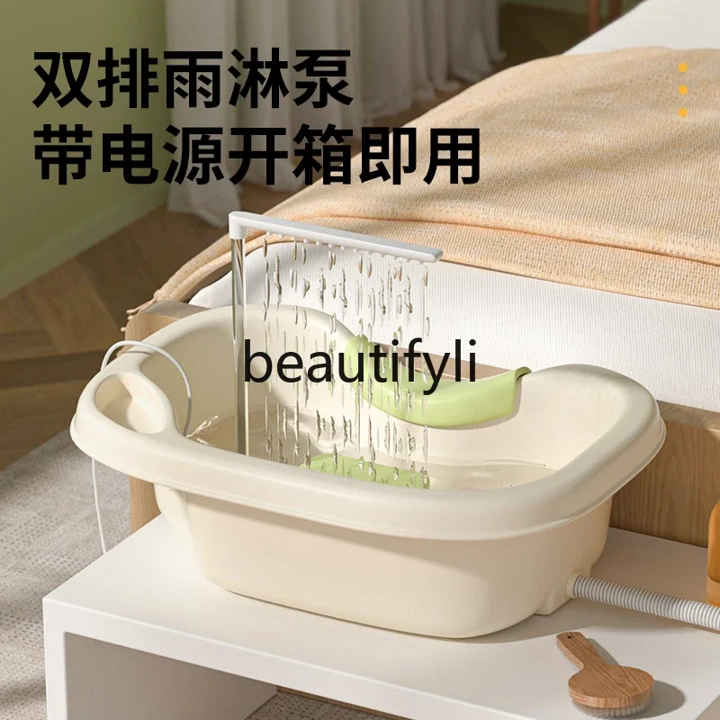 B185 Bacino per shampoo tipo sdraiato Lavare i capelli sdraiati durante la gravidanza Pazienti con riposo del letto per la casa L'artefatto per shampoo per anziani