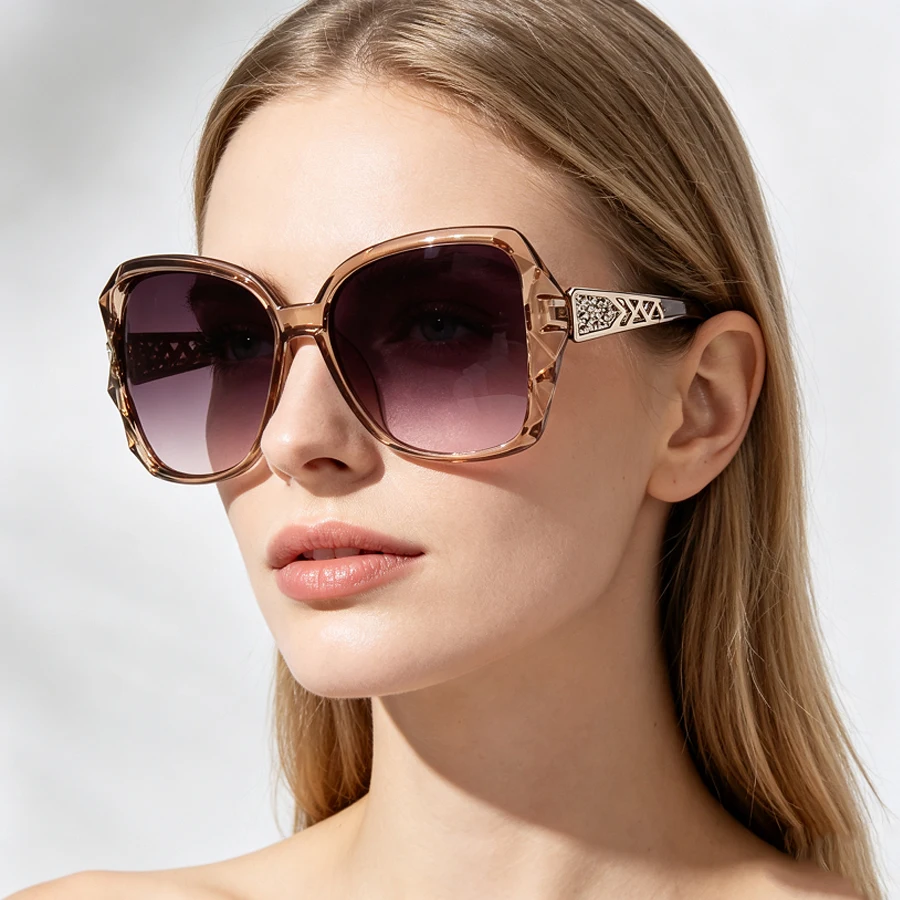 4pcs/set Vintage Round Sunglasses Women Men Brand Polygon Sun Glasses Female Oval Eyewear Sunglasses for Male Female Eyeglasses