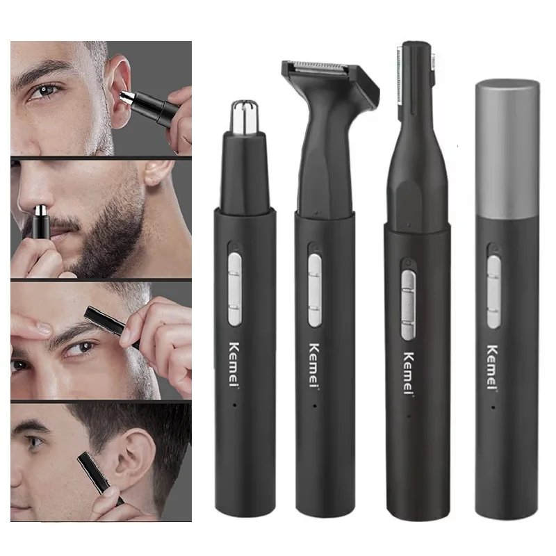 Kemei Pen Nose Hair Trimmer For Men & Women Electric Trimer For Beard,Facial ,Eyebrow Brow,Ear, Neckline,Bikini Lines
