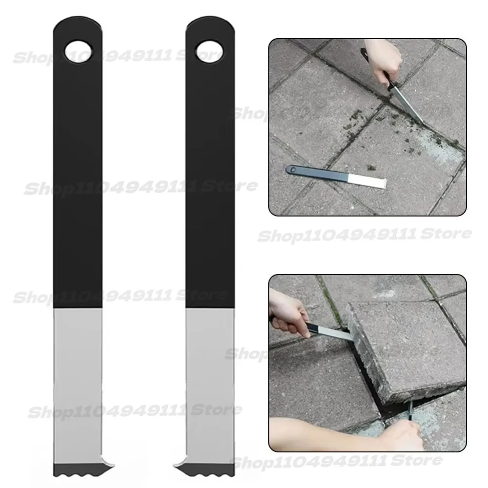 

New Practical Paver Puller Handheld With Joint Scraper Teeth Paver Extractor Metal Paver Removal Tool Garden