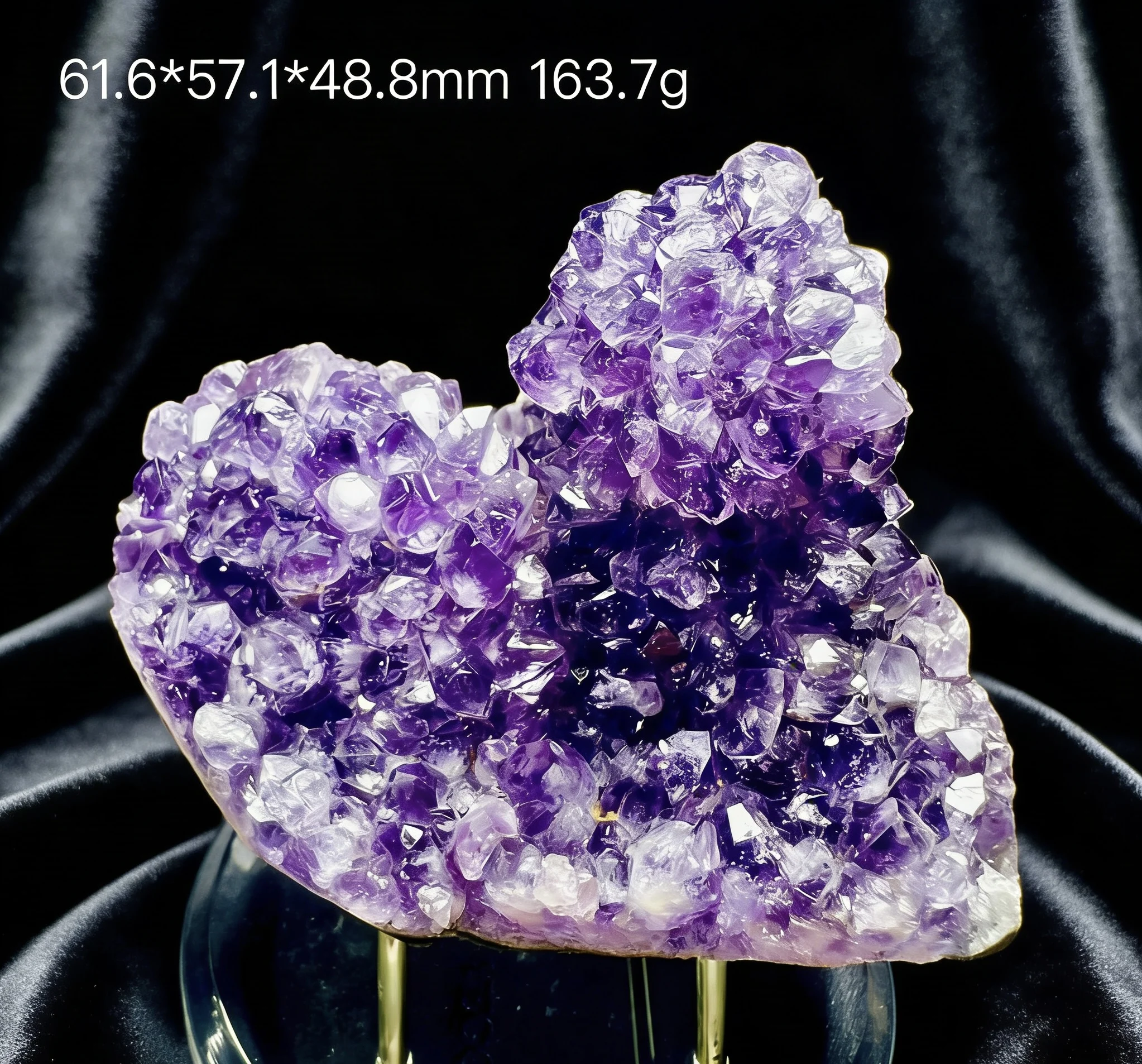 

Selected natural rare amethyst mineral crystal raw stone specimen for appreciation, collection and display.