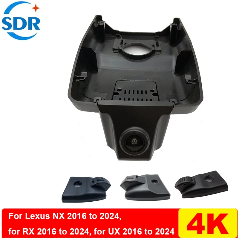 

4K UHD Wifi Dash Cam , New Plug and Play Car DVR For Lexus NX 2016 to 2024, for RX 2016 to 2024, for UX 2016 to 2024 APP Watch