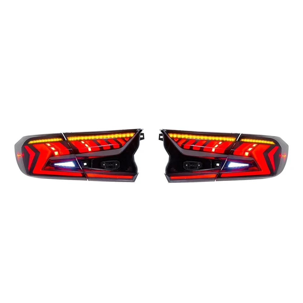 2Pcs Vehicle Exterior LED Rear Tail Light Rear Brake Fog Lamp Turn Signal Light For Honda Accord 2018-2021 Taillight Assembly