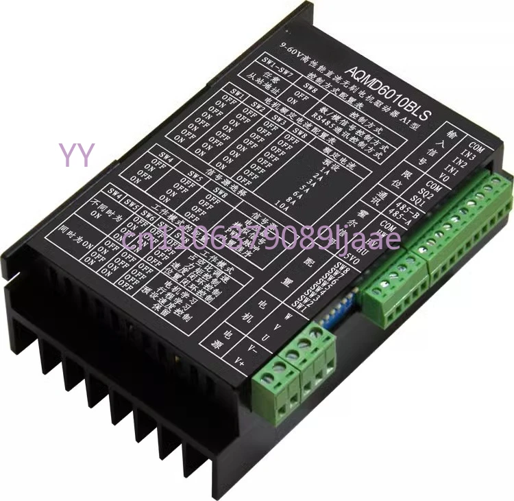 

Стандартный драйвер бесщеточного двигателя постоянного тока мощностью 600 Вт с USB485, с функцией управления током/скоростным/позиционным ПИД