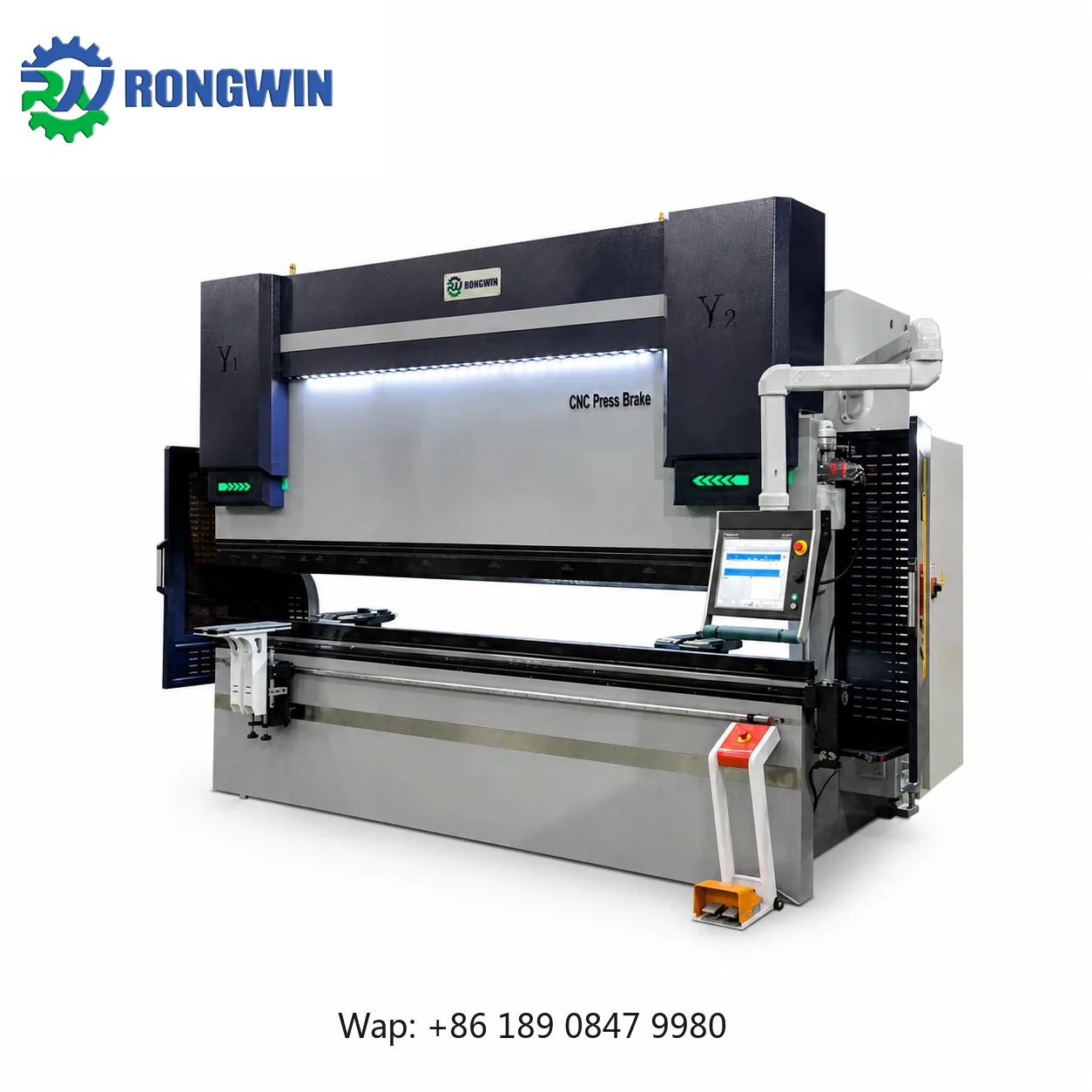 【Hot】RWP-Servo Series Servo Pump Energy Saving Press Brake RONGWIN CNC Servo Hydraulic Press Brake Sheet Metal Bending Machine