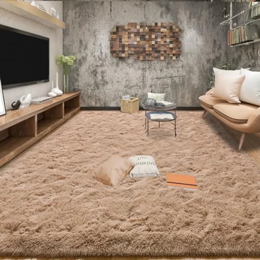 

7x10 Area Rugs for Living Room and Bedroom Super Soft Fluffy Modern Shaggy Rug with Fuzzy Texture Ideal for ' Rooms Plush Indoo