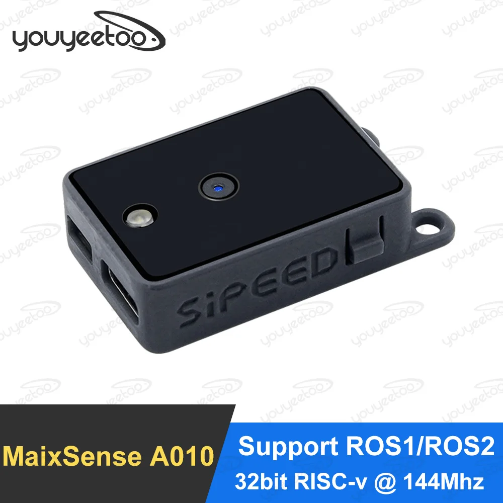 

Sipeed MaixSense A010 RGBD TOF 3D Depth Vision MCU & ROS Camera 32bit RISC-V @144Mhz Support ROS1 / ROS2 iTOF,Global shutter