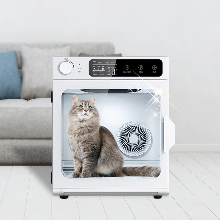 

Automatic Pet Hair Grooming Dryer Machine Household Puppy Pet Drying Box Cat Small Dog Fast Mini-sized air Drying Box