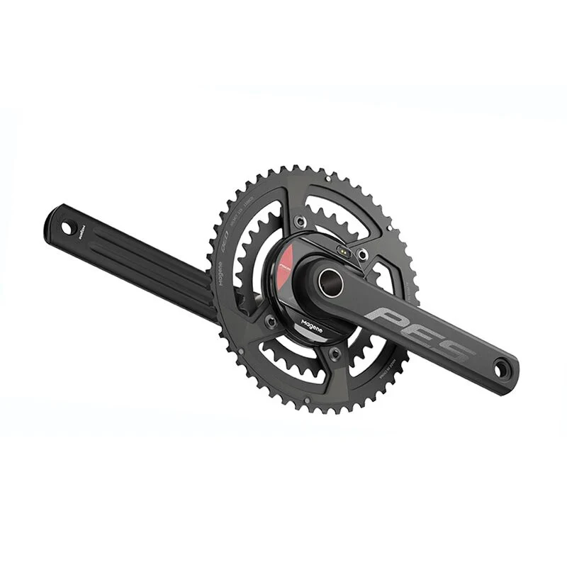 Magene MTB Road Bike Power Meter Crankset Chainring PES P505 Base 4 Bolt 110BCD 24mm Cadence Pedal Balance Ant Steel Spindle
