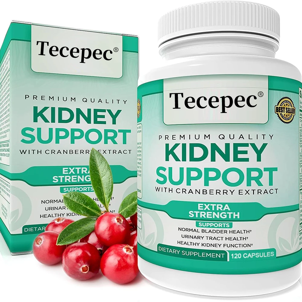 Kidney Support Supplement - Promotes Kidney Cleansing and Detoxification for Healthy Urinary Tract, Bladder and Kidney Function