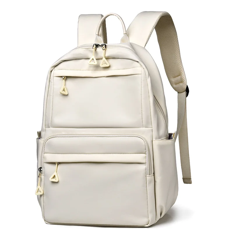 

Unisex Water-Resistant Nylon Backpack, Spacious Multi-Compartment Daypack for School, Travel, Work and Daily Commute