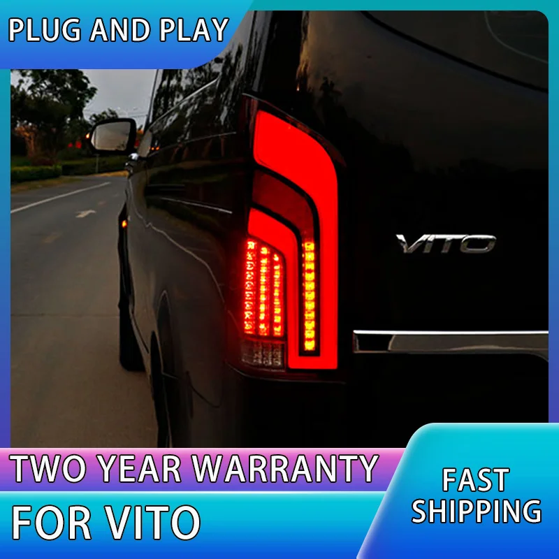 Car Styling for Benz V260 ALL LED taillight 2016-2020 for Mercedes W447 Vito V220D V250 2017 LED Rear Lamp