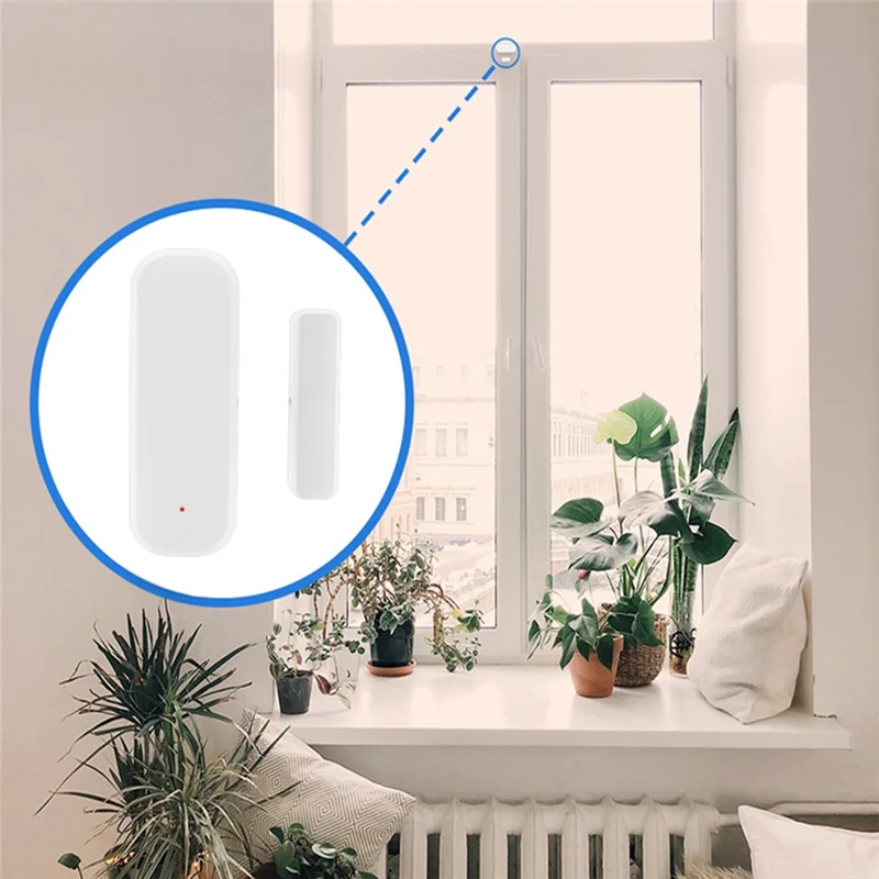APPLIA-Tuya Zigbee Door Window Sensors Wireless Smart Life Magnetic Door Sensor APP Remote Control
