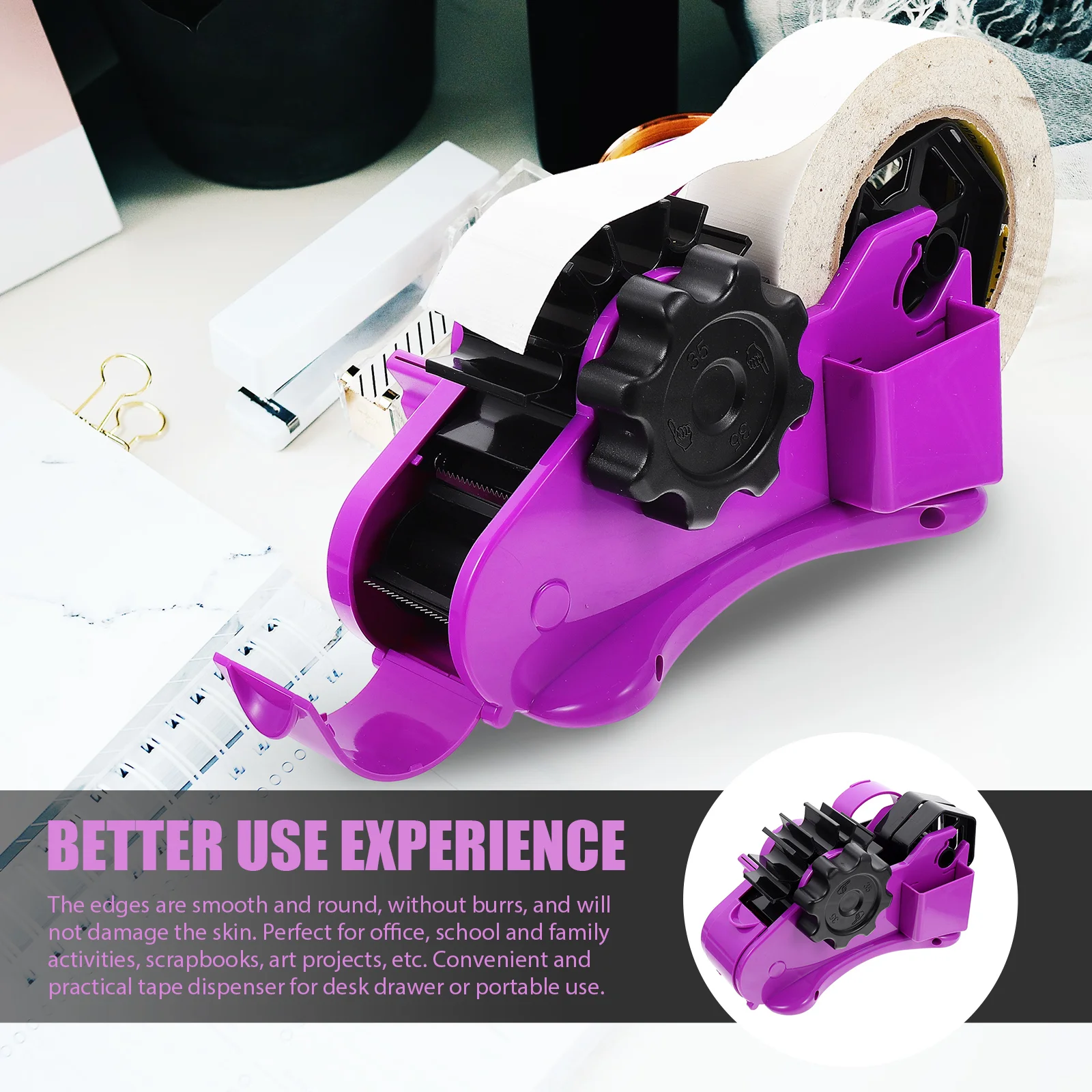 Desktop Stand Tape Holder for Heat Cutting Machine Office Multi-function Dispenser