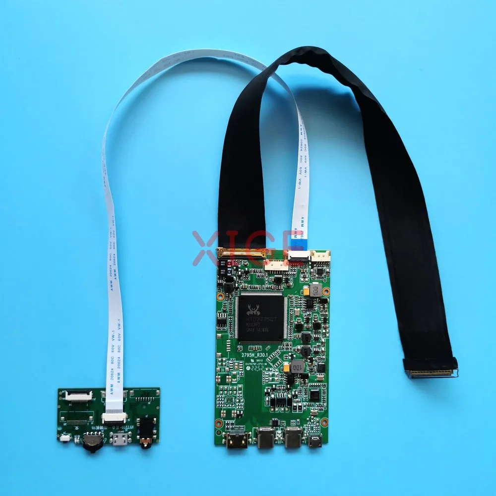 

DIY Kit 4K Controller Driver Board For LP123QP1(SP)(A2) SPA2 12.3" 2TYPE-C EDP 40-Pin 3000x2000 Laptop Matrix Mini-HDMI