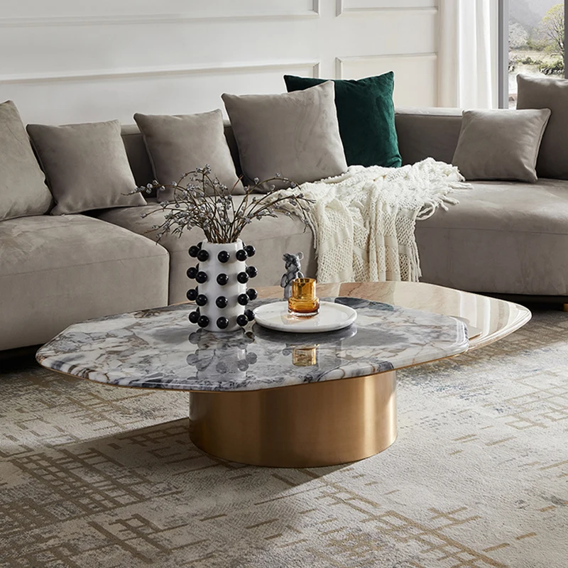 

Luxury Marble Coffee Table Nordic Bedside Marble Modern Design Aesthetic Coffee Table Wohnzimmer Tisch Living Room Furniture