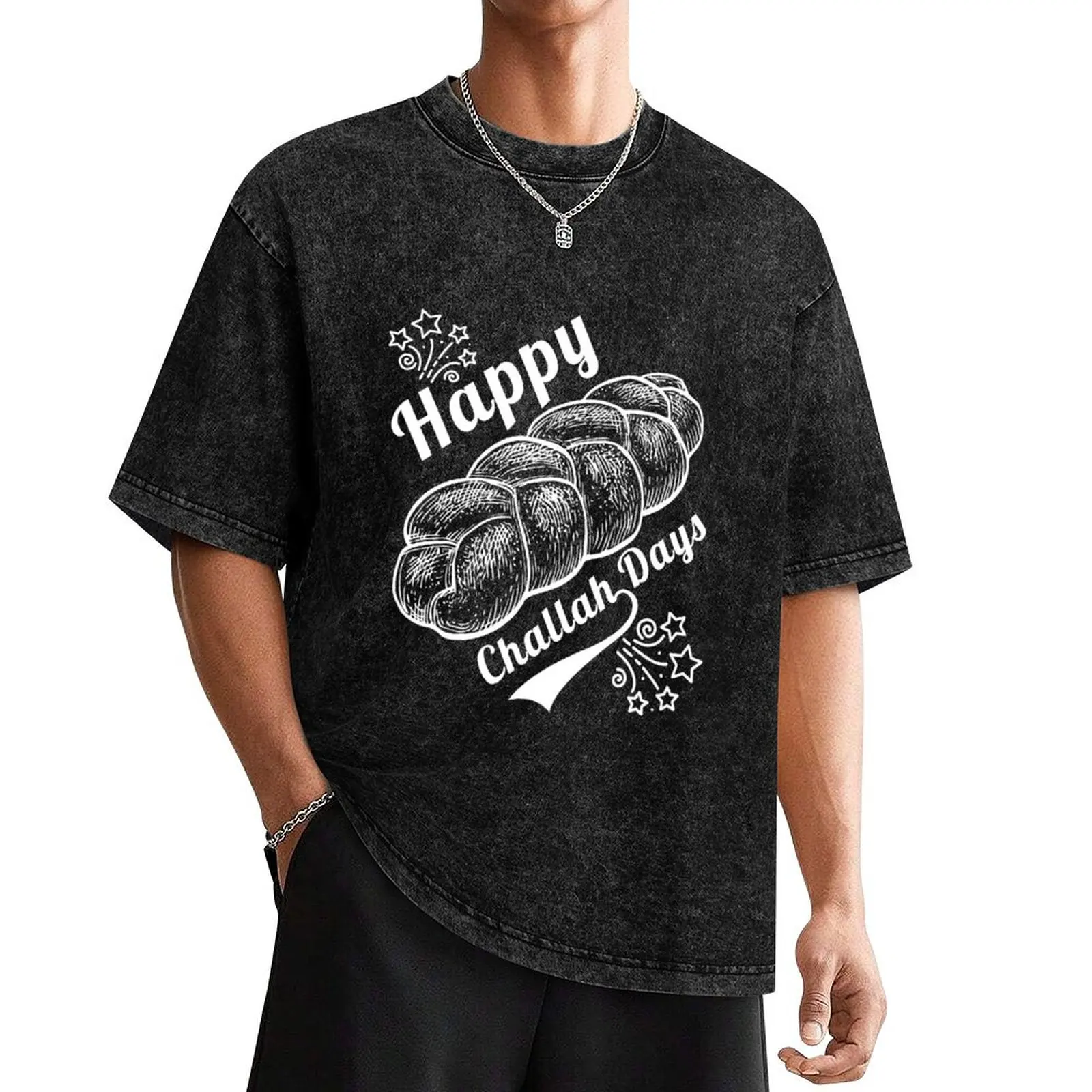 

Funny Chanukah Holiday Happy Challah days T-Shirt luxury designer fashion shirts T-shirts man shirts graphic clothes for men
