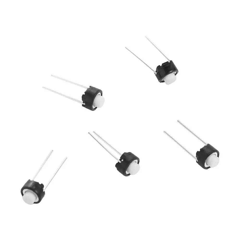 2Pins Mini Micro Momentary 6*6*5mm ON/OFF Keys Tactile  Button Micro Switch Push Button Switch Tactile Push Switch