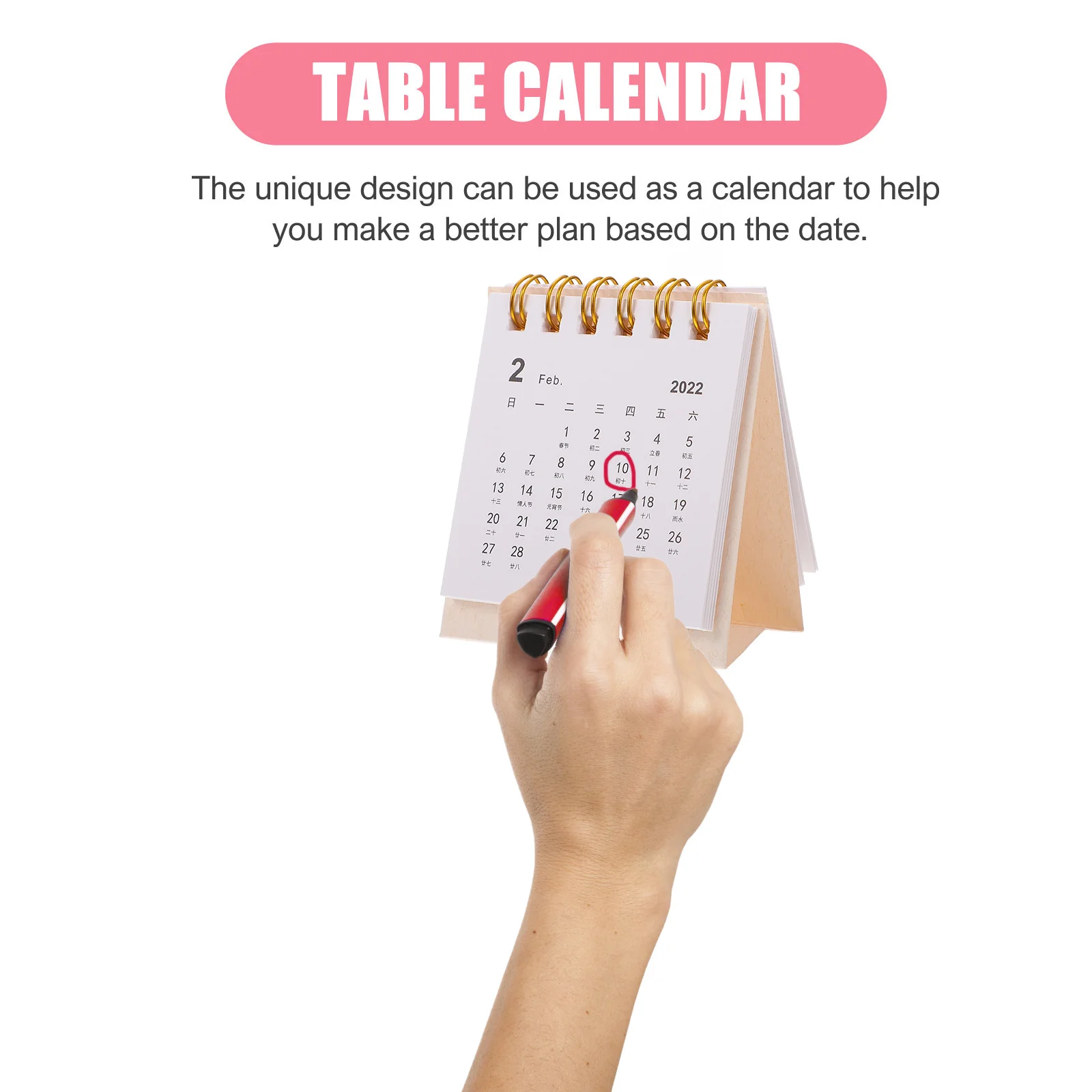 

Office Planner Accessories 2022 Desktop Calendar Decorative Paper Home Small Calendars
