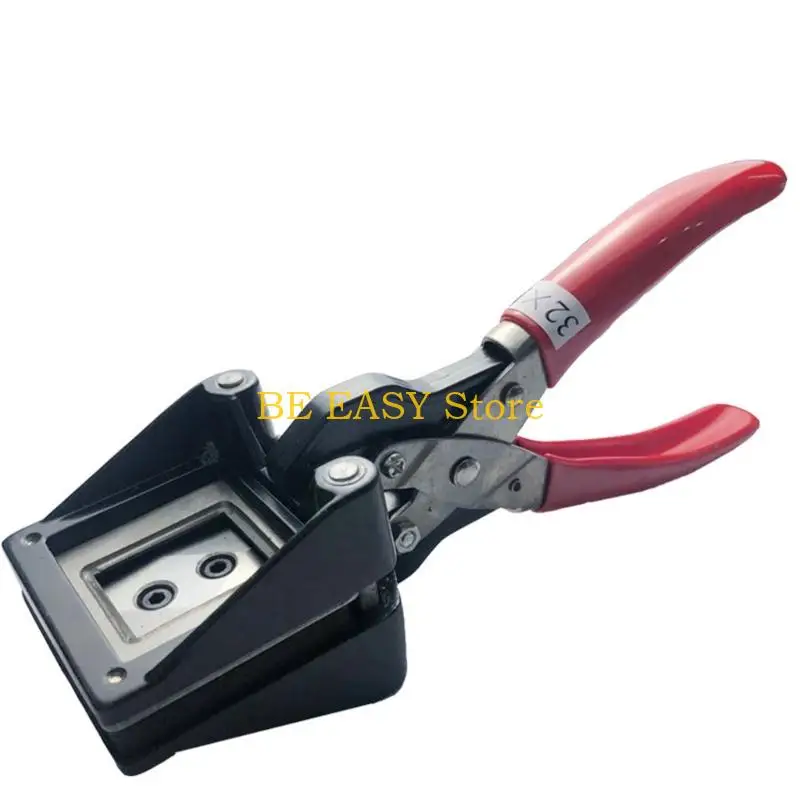 

E28F Small Manual Photo Cropper With Metal Blade For Exact 32x25mm Picture Sizing