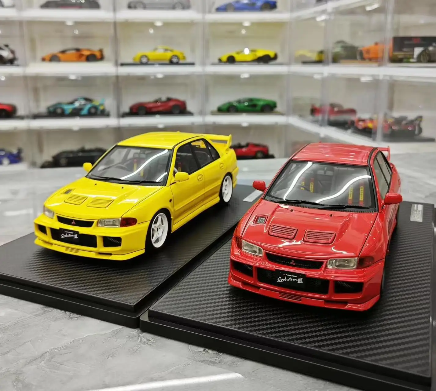 IG 1:18 EVO Lancer Evolution III GSR JDM Simulation Limited Edition Resin Metal Static Car Model Toy Gift