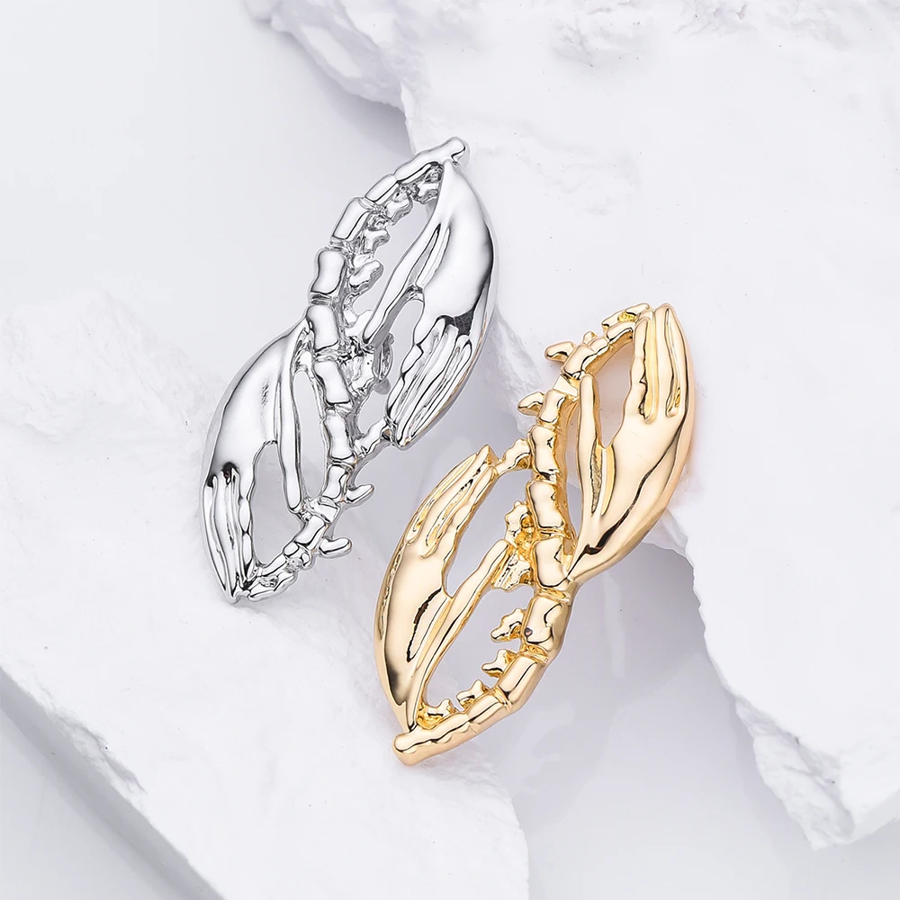 Catuni Spine Orthopedics Medical Brooch Pins Creative Bone Lapel Lanyard Badge Medicine Jewelry Accessories for Doctor Nurse