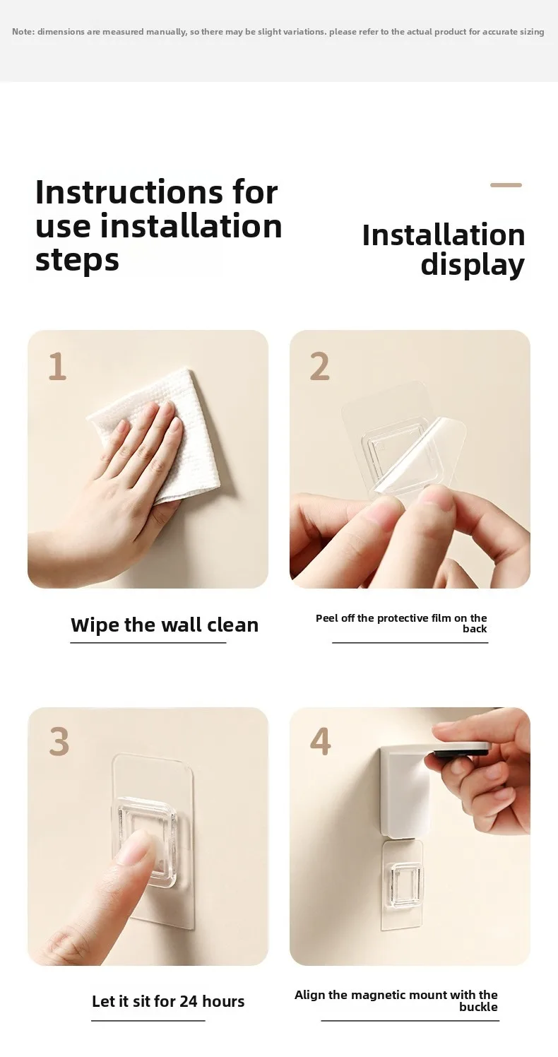 Magnetic Toothbrush Cup With Wall Mounted Stainless Steel Holder_voghion.com