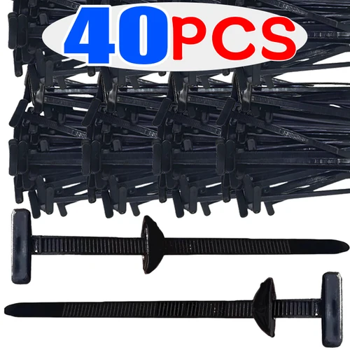 Mosquetón de nailon multiusos, Clip autoblocante, hebilla de brida de Cable de nailon Universal, Clips de repuesto de tornillo de sujeción automático, 1-40 Uds.