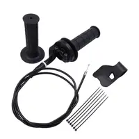 Empuñaduras y juego de cables de acelerador giratorio de 22mm y 7/8 ""para Mini ATV Dirt Bike de 50cc, 90cc, 110cc, 125cc, 150cc, 200cc, 250cc