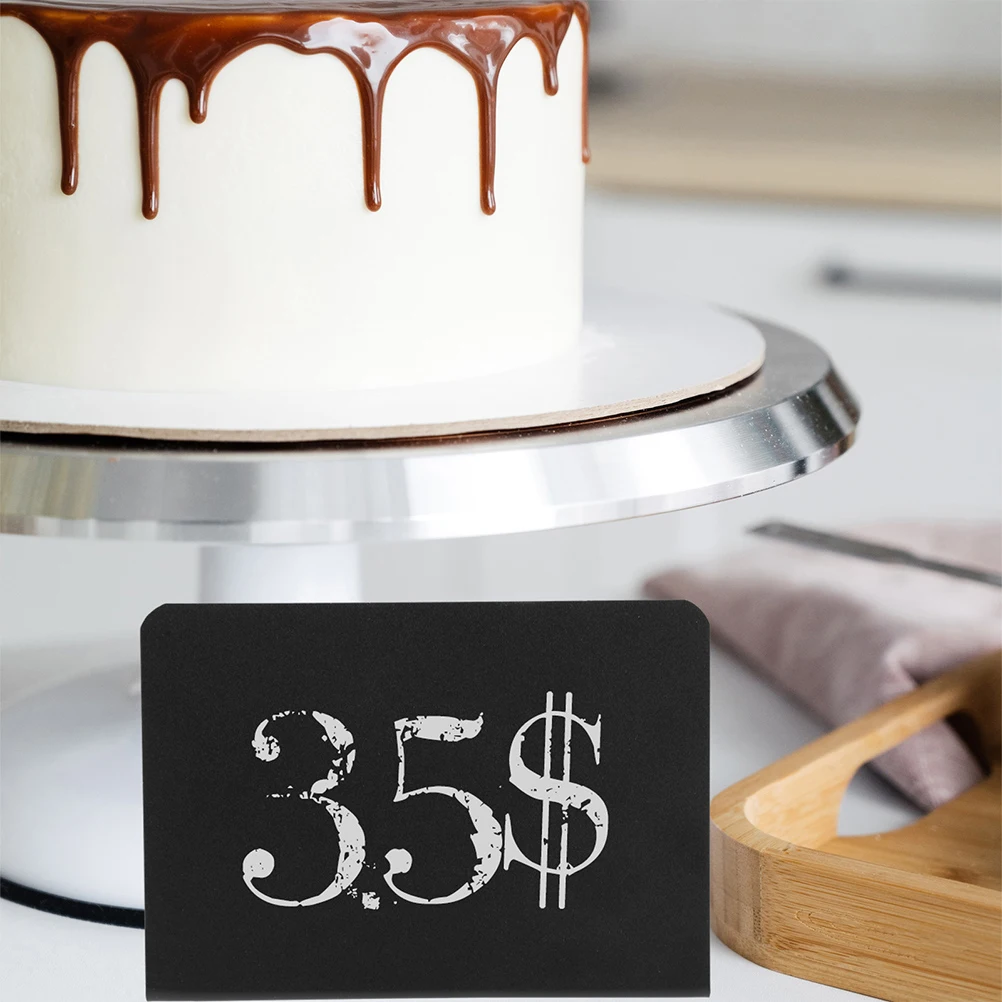 

Mini Chalkboard Sign for Restaurant Home Party Wedding Birthday PVC Reusable Writing Board Display Price Menu Signs