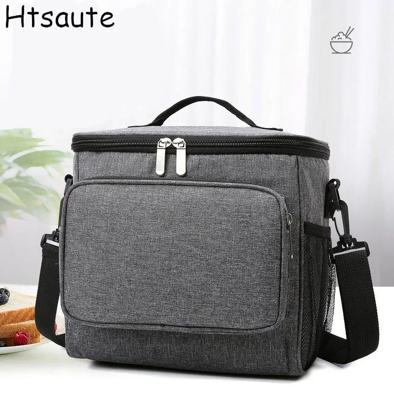 

Многофункциональные двухслойные сумки-холодильники для обеда для женщин и мужчин, большая вместительная коробка для обеда для путешествий, пикника, bolsas de mujer