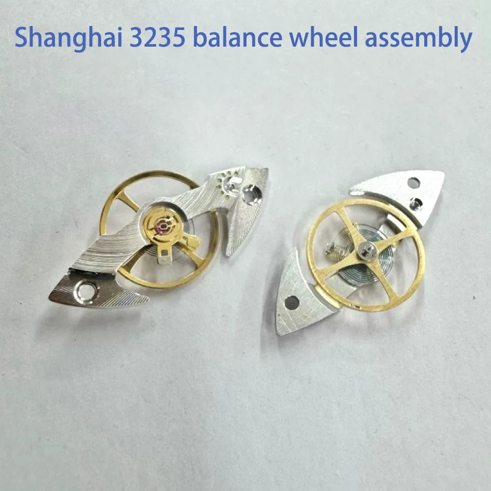 시계 액세서리 밸런스 휠 어셈블리 상하이 3235 무브먼트 시계 수리 부품 밸런스 휠 어셈블리에 적합