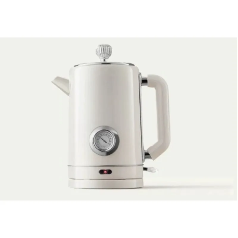 Retro 304 Stainless Steel Electric Kettle Large Capacity Integrated Thermal Insulation Kettle
