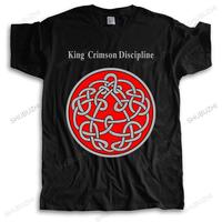 new fashion High Quality t-shirt men crew neck tees King Crimson Discipline Cotton summer Short Sleeve T-shirt Drop Shipping