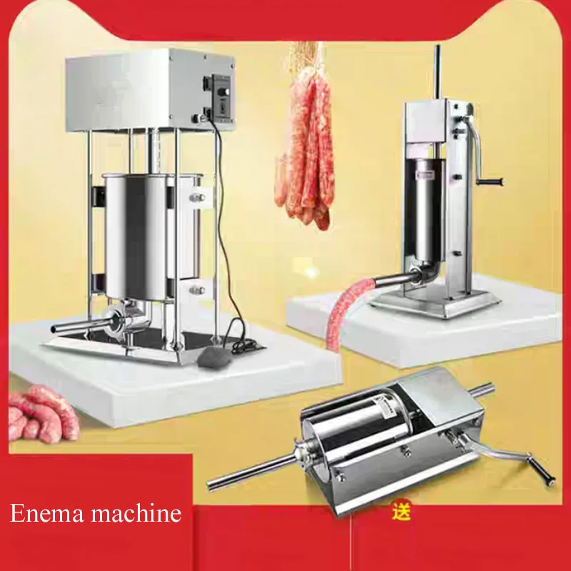 Sausage Stuffer Stainless Steel Sausage Maker Commercial Home Sausage Filling Machine Sausage Filler Meat Tool