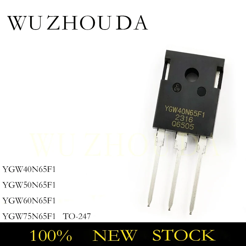 5PCS YGW40N65F1 YGW50N65F1 YGW60N65F1 YGW75N65F1 YGW 40N65 50N65 60N65 75N65 F1 IGBT Welding tube TO-247 TRANSISTOR NEW STOCK