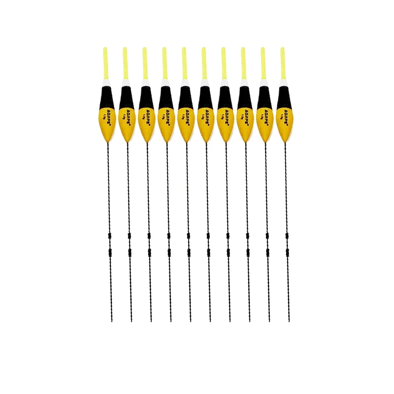 Agape 10pcs/Lot Fishing Float Fishing Bobber Fluctator Buoyancy 1.0G Balsa Wood Material Oem Factory Store 210047