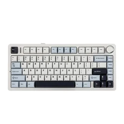 EPOMAKER x AULA F75 75 % 80 Tasten Hot-Swap-Dichtung Bluetooth 5.0/2.4G kabellose/verkabelte mechanische Tastatur PBT-Tastenkappen für Mac/Win