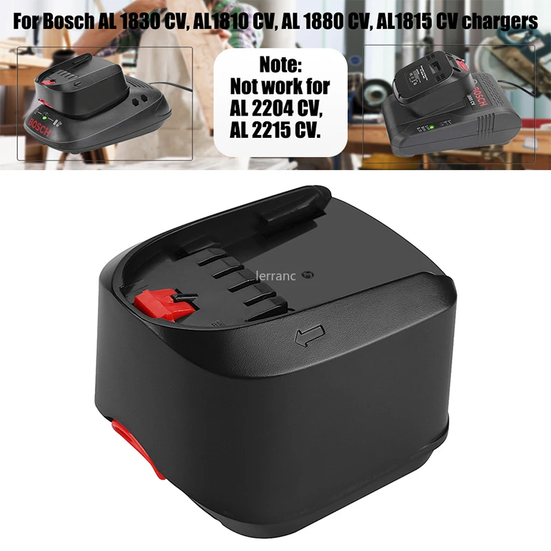 18V 6000mAh Li-ion Battery for Bosch 18V PBA PSB PSR PST Bosch Home & Garden Tools (only for Type C) AL1830CV AL1810CV AL1815CV