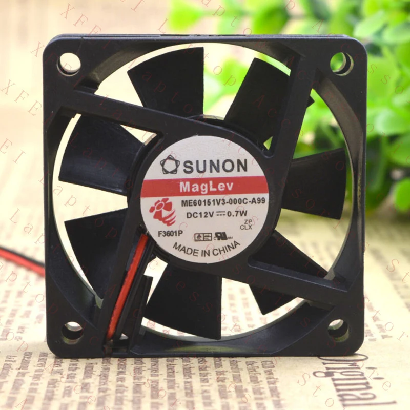 D  1PC ME60151V3-000C-A99 Cooling Fan 12V 0.9W 6CM 6015 Maglev Chassis New