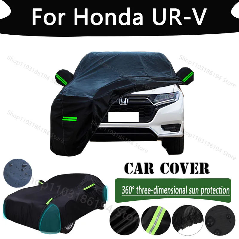 

For Honda UR-V Outdoor Protection Full Car Cover Snow Covers Rainwater Sunshine Dustproof Scratches Car Cover