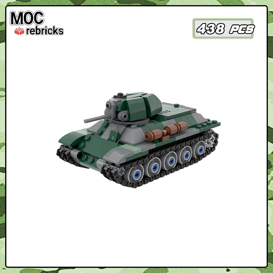 

MOC Australian Experimental Light Tank Building Blocks Military Army Soldier Armor Vehicle Bricks Toys for Men
