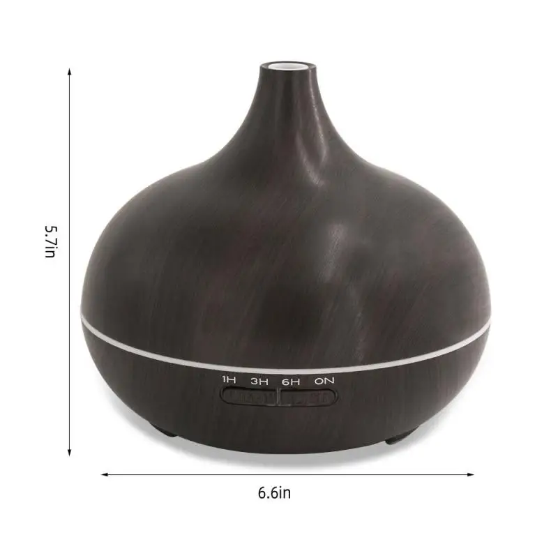 1pc 18.6 Oz Large Capacity Essential Oil Aromatherapy Diffuser, Electric Ultrasonic Air Humidifier With Timer, Water Free Automa