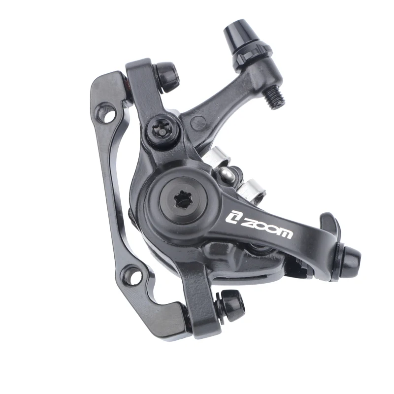 ZOOM DB680 Bicycle Brake Caliper Mtb Mechanical Disc Brake Set For Mountain Bike Pushes Caliper Piston Cycling With Rotor 160mm