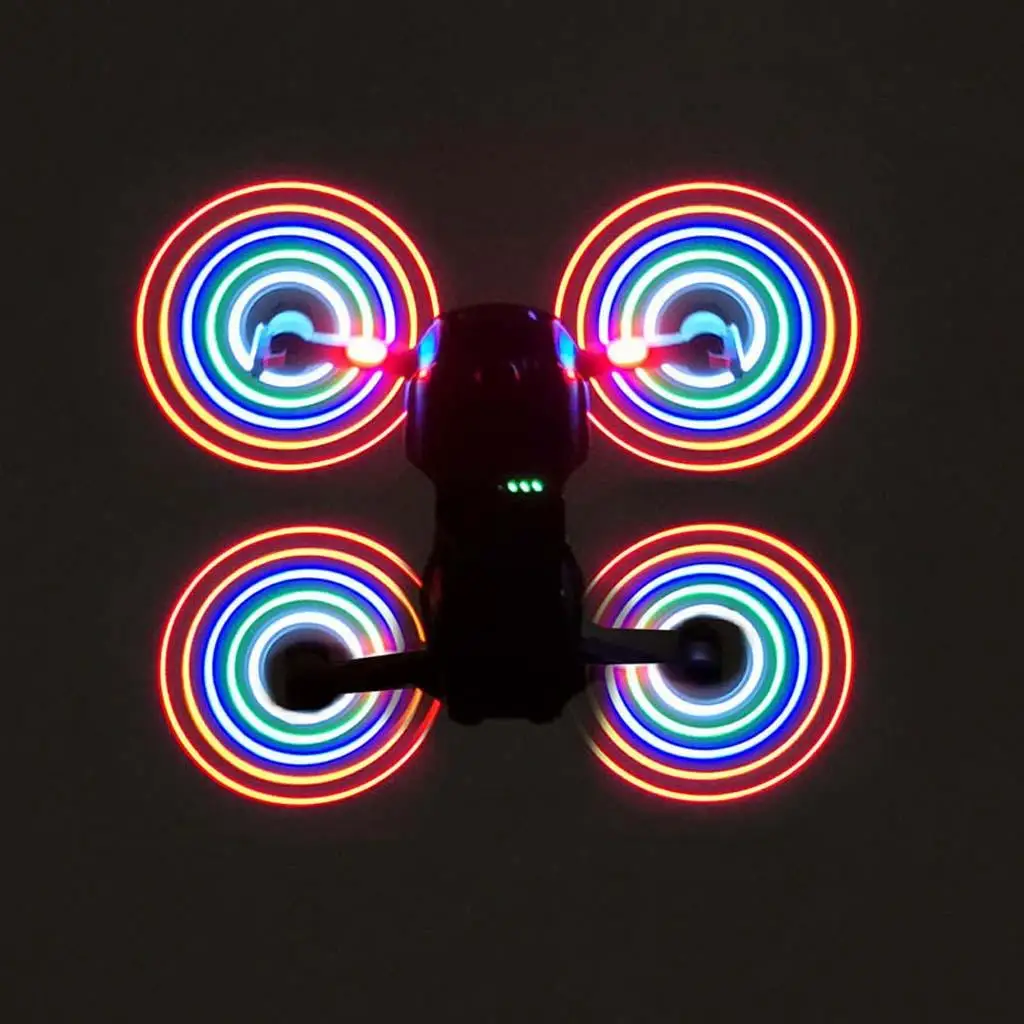 2 Pair LED Flash Light Rechargeable Propeller for DJI Mavic Air Accessories