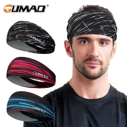 Sport Headbands Sweatband Elastic Yoga Running Hair Band Sweat Bandage Workout Tennis Fitness Jog Basketball Headscarf Men Women