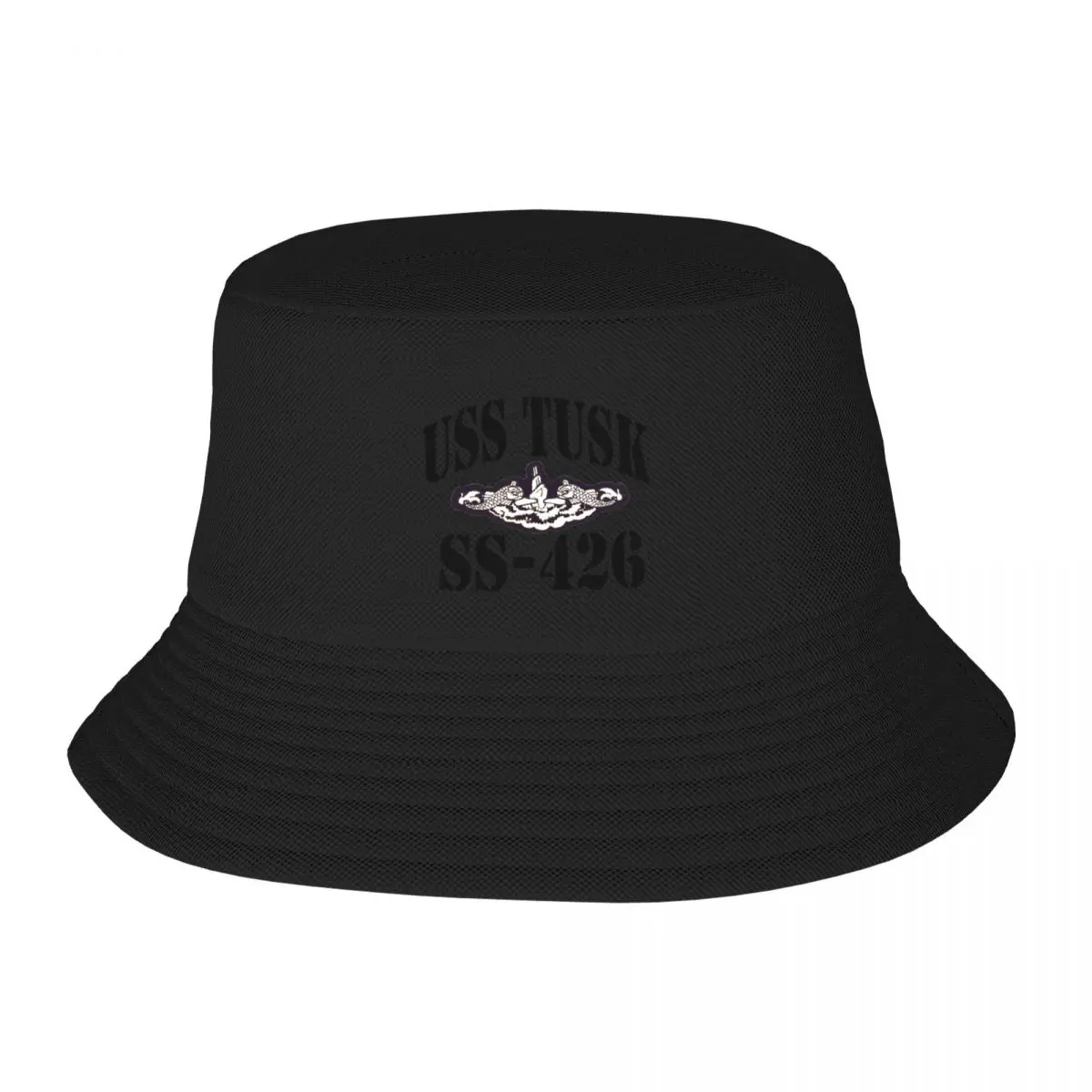 USS TUSK (SS-426) STORE Bucket Hat Golf Cap fishing hat tea Hat sun Woman Hats Men's