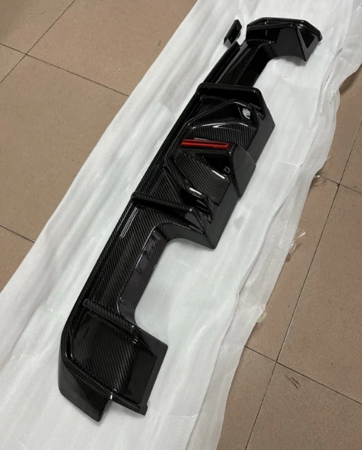 Customized for BMW G82M4 G80M3 BC Model with Lights Dry Carbon Fiber Navigation Light Rear Lip Brake Light Daytime Running