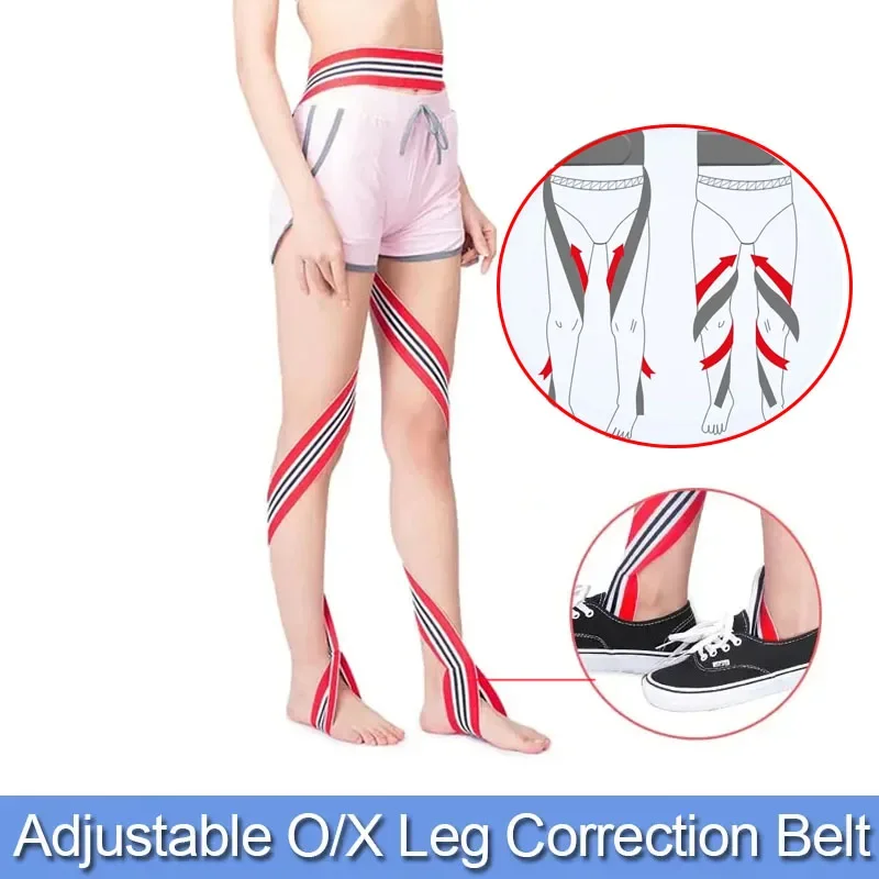 Children Leg Posture Correction Straps- O/X Type Leg Correction Band Belt-Adjustable Effective Bow Type Leg Correction Belt